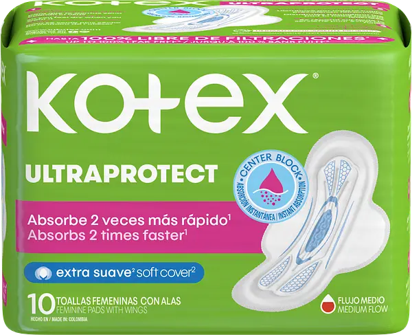 Toallas Kotex Ultra Protect