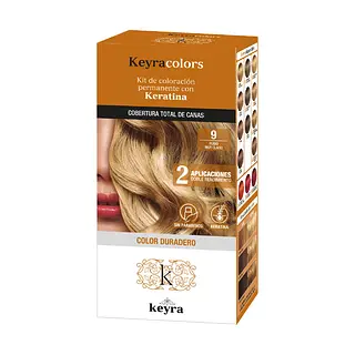 Tinte Keyra Kit 9 Rubio Muy Claro