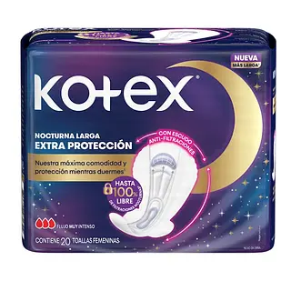 Toallas Kotex Nocturna Ultraprotect
