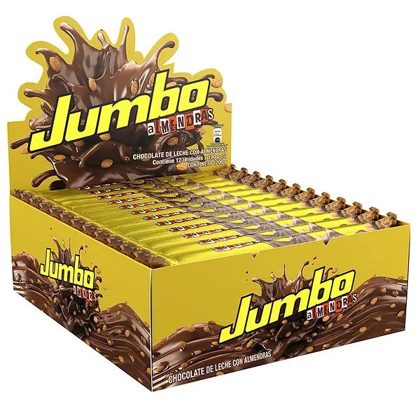 Chocolatina Jumbo Almendra Grande