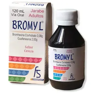 Bromyl Jarabe Bromhexina/Guaifenesina Cereza