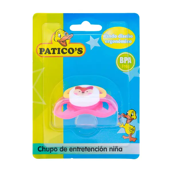 Chupo Entretencion Niña Animales Paticos