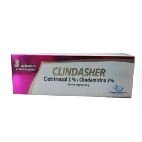 Clindasher Clindamicina Clotrimazol Crema