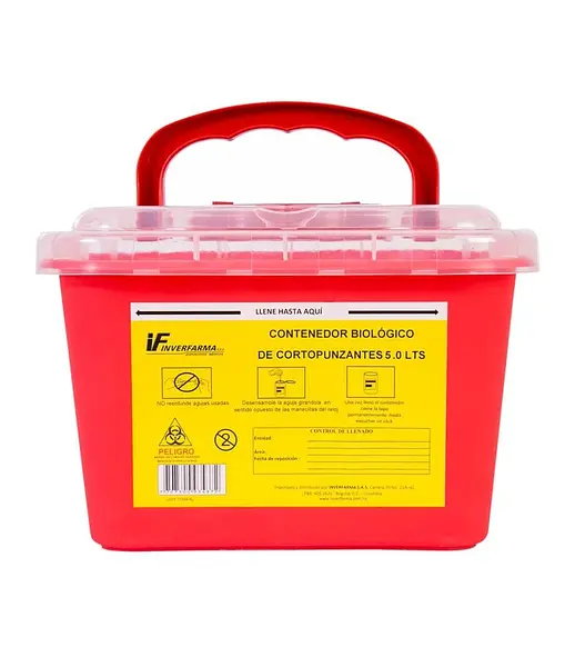 Recolector Cortopunzante/Guardian 50 Litros