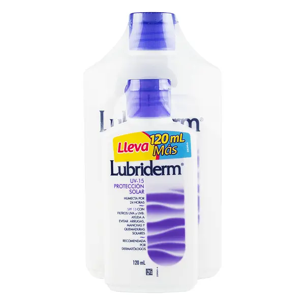 Lubriderm Locion U.V.15 Protección Solar