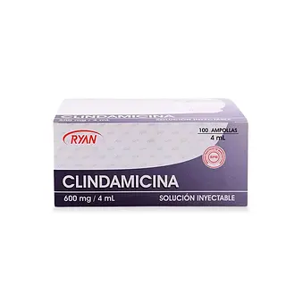 Clindamicina 600 Mg/4 Ml