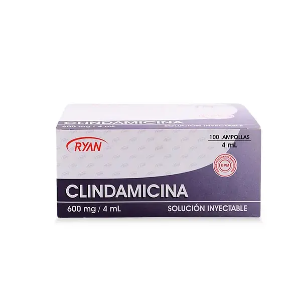 Clindamicina 600 Mg/4 Ml