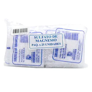 Sulfato De Magnesio 20 Gr