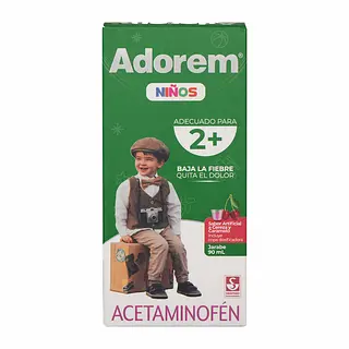 Adorem Acetaminofen Niños 2+ Jarabe