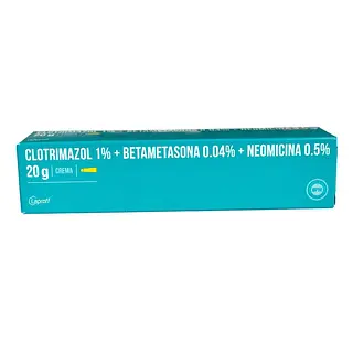 Clotrimazol 1% + Betametasona 0.04% + Neomicina 0.5%