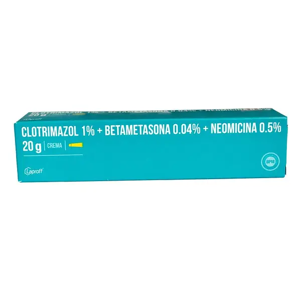Clotrimazol 1% + Betametasona 0.04% + Neomicina 0.5%