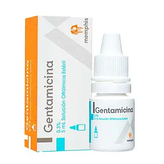 Gentamicina 0.3% Gotas Oftálmologicas