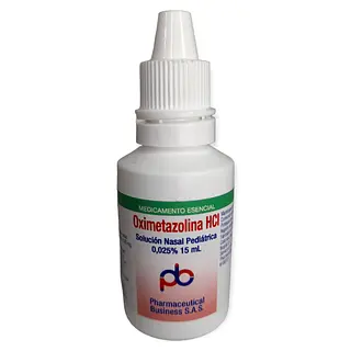 Oximetazolina Hcl Solución Nasal Pediatrica 0.025%