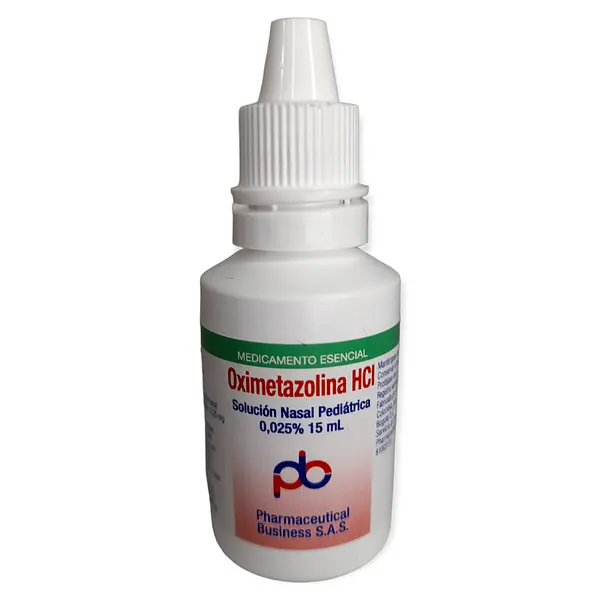 Oximetazolina Hcl Solución Nasal Pediatrica 0.025%