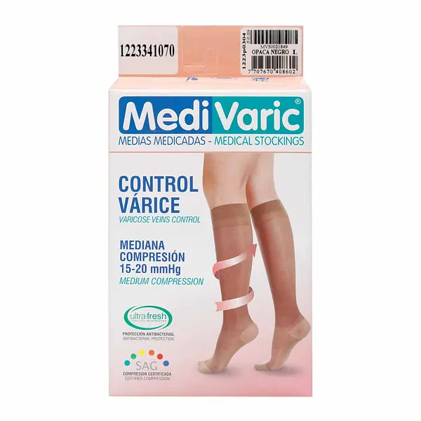 Media Medivaric Rod Negro