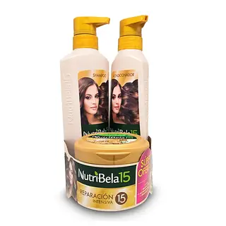 Kit Nutribela Prohialuronico Champu + Tratamiento + Acondicionador