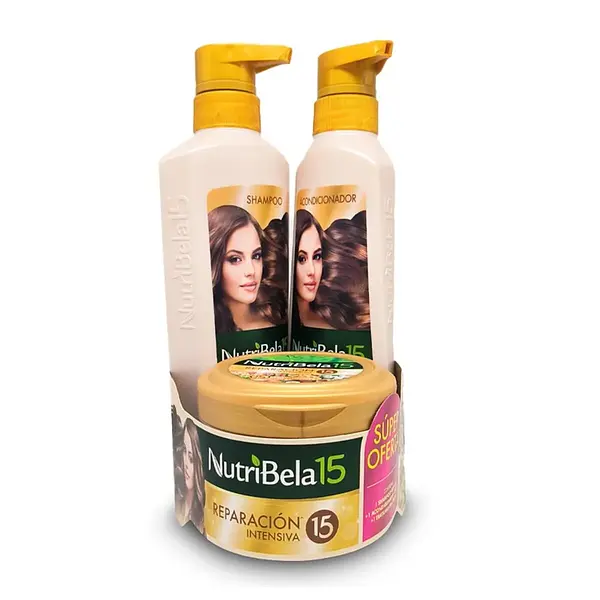 Kit Nutribela Prohialuronico Champu + Tratamiento + Acondicionador