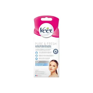 Veet Bandas Facial Piel Sensible
