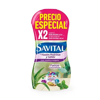 Champu Savital Fusión Pro + Acondicionador