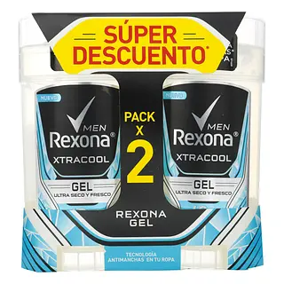 2 Desodorantes Rexona Men Xtracool Gel