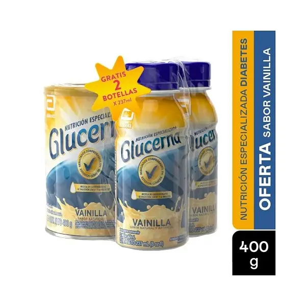 Glucerna Vainilla / Glucerna Liquido Botella 2