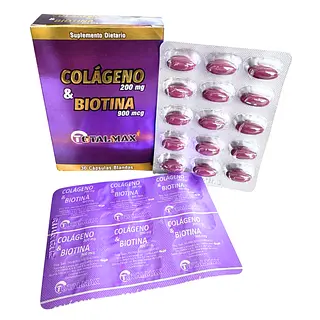 Colageno Biotina 200 Mg/900 Mcg Totalmax