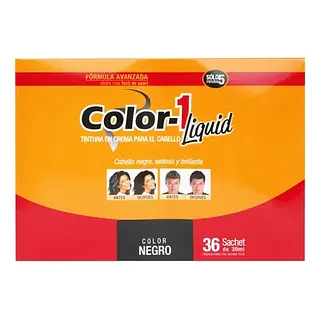 Tintura Liquida Color 1 Negro Oscuro