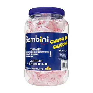 Chupo Silicona Bambini Boca Ancha