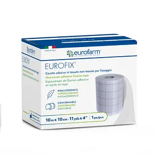 Esparadrapo Gasa Eurofix Adhesiva 10 Cm X 10 M