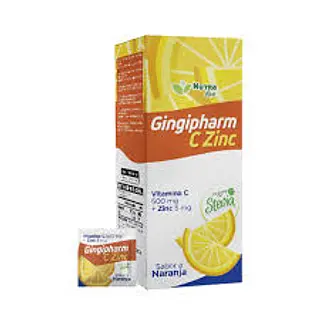 Gingipharm Vitamina C + Zinc Naranja