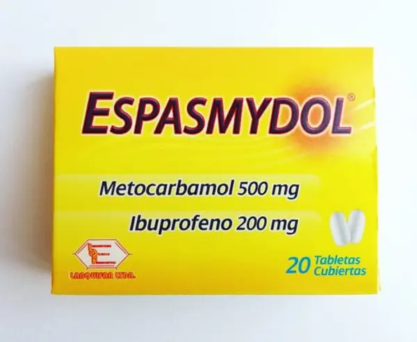 Espasmydol Metocarbamol + Ibuprofeno 500 Mg/200 Mg