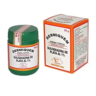 Dermiquem Sulfadiazina De Plata 1%