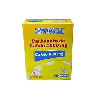 Zivical Carbonato De Calcio 1500 Mg