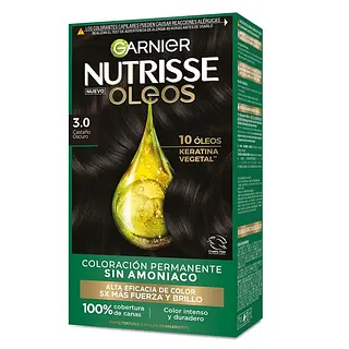 Tinte Garnier Nutrisse Oleos 3.0 Castaño Oscuro