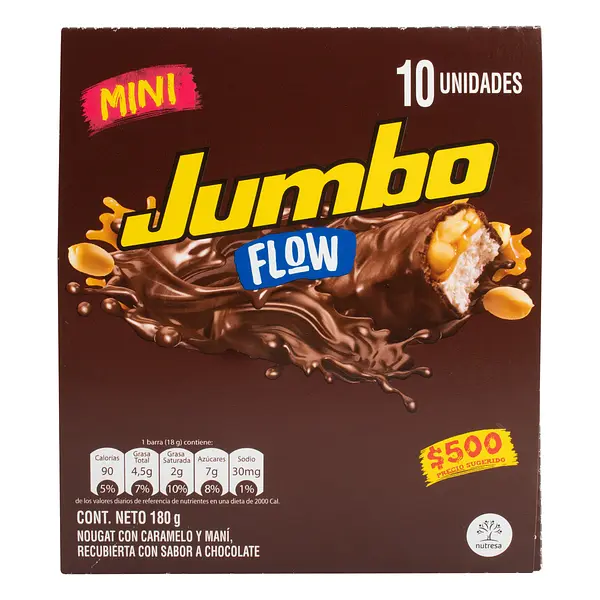 Chocolatina Jumbo Flow Leche