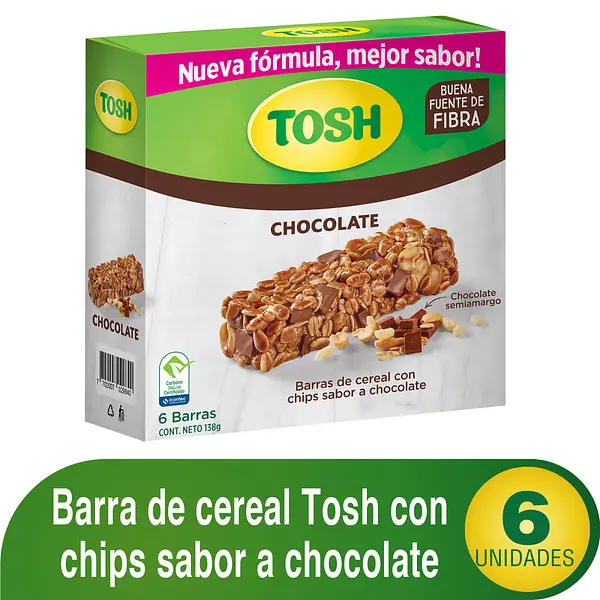 Barra Cereal Tosh Chocolate