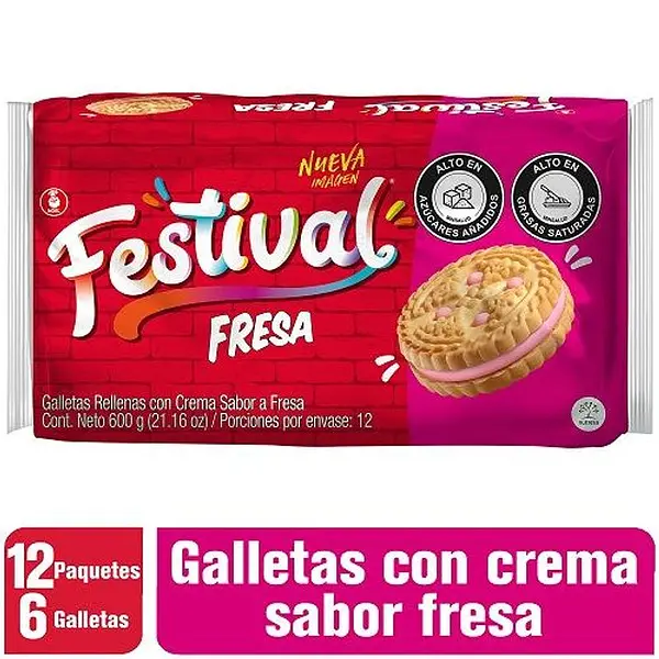 Galletas Festival Fresa