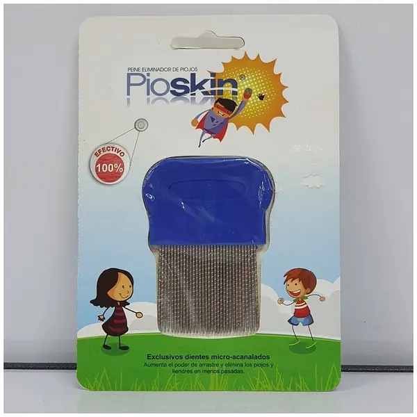 Peine Quita Piojos Pioskin Metalico
