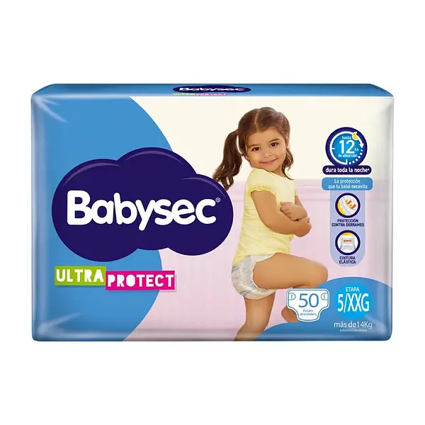 Pañal Babysec Ultra Protect 5/Xxg