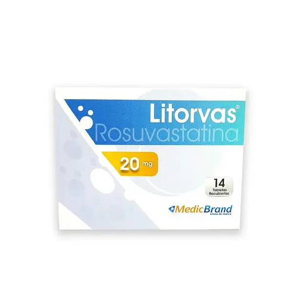 Litorvas Rosuvastatina 20 Mg