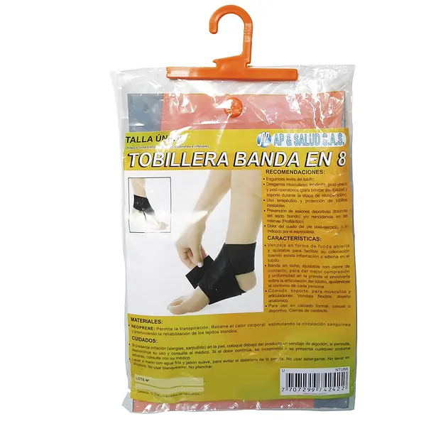 Tobillera Universal Con Banda En 8 Ap