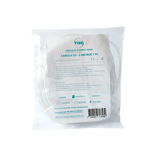 Canula Nasal Oxigeno Pediatrico