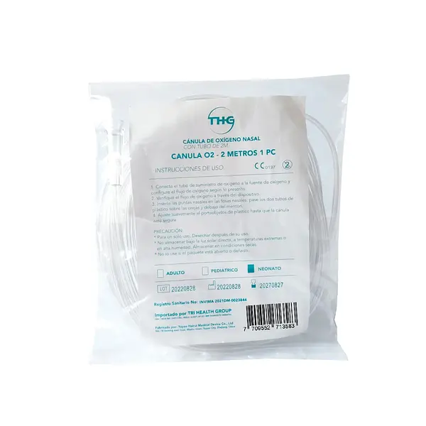 Canula Nasal Oxigeno Neonato