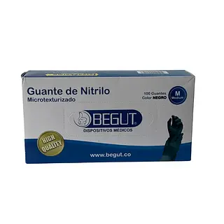 Guante De Nitrilo Negro