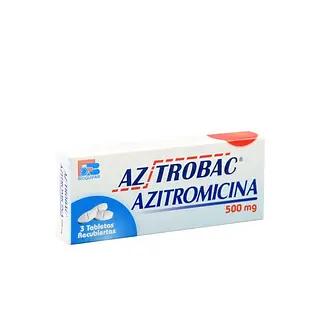 Azitrobac Azitromicina 500 Mg