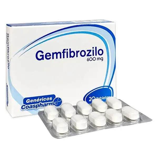 Gemfibrozilo 600 Mg