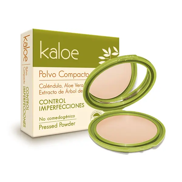 Polvo Compacto Kaloe Control Imperfecciones Beige