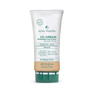 Cc Cream Antiedad Ana Maria Color Emulsión Facial