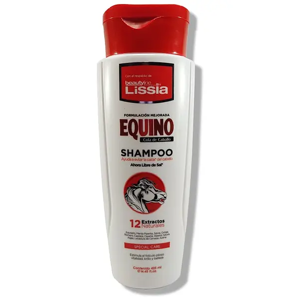 Shampoo Equino Lissia Sin Sal