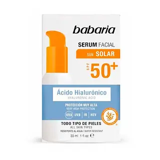 Serum Babaria Acido Hialuronico Spf 50+